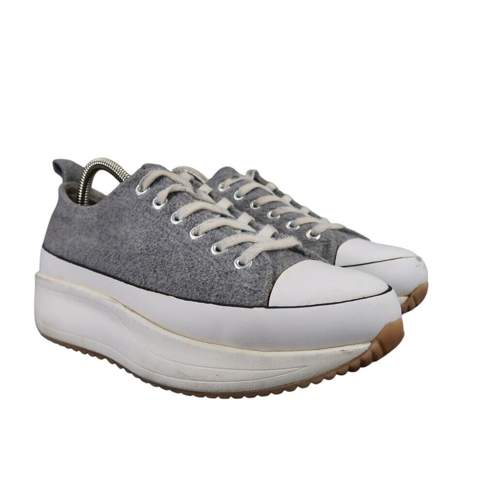 Madden Girl Shoes Womens 9 Sneaker Fashion Platform Winner Casual Lifestyle Grey